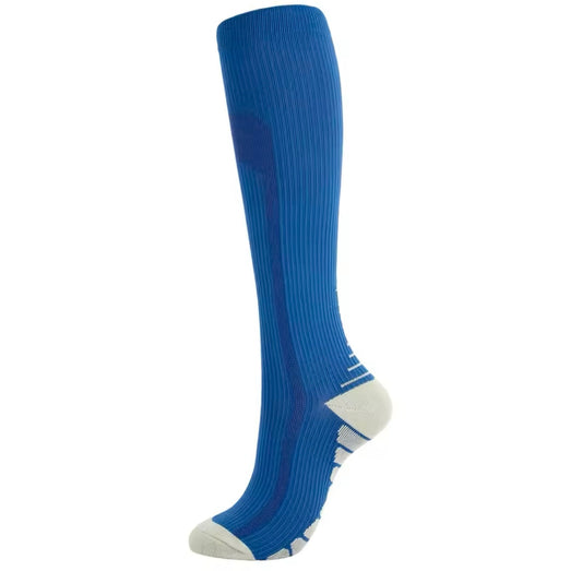 Athletic Series Blue Compression Socks