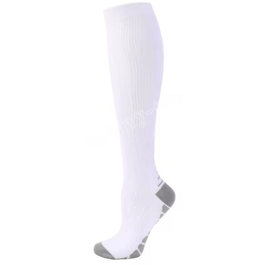Athletic Series White Compression Socks