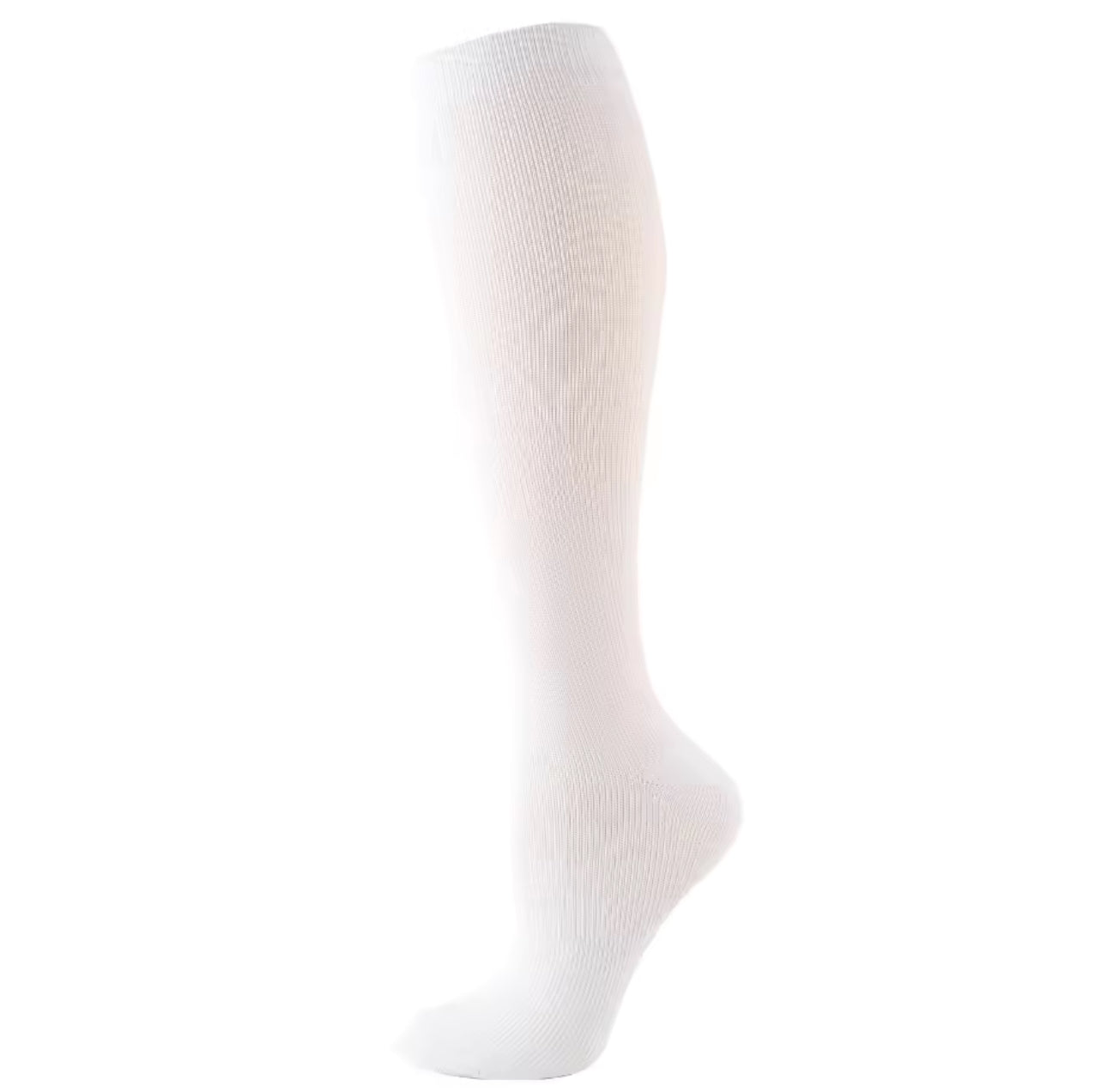 White Compression Socks