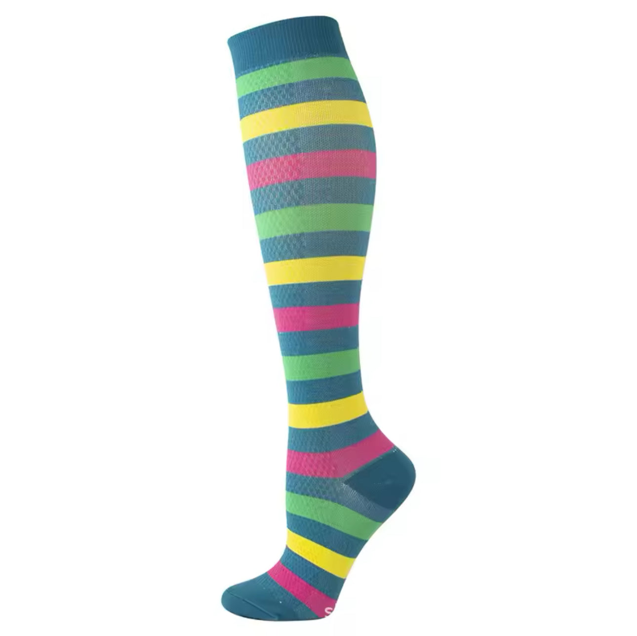 Bright Compression Socks Bright Stripe Compression Socks – SockSpo